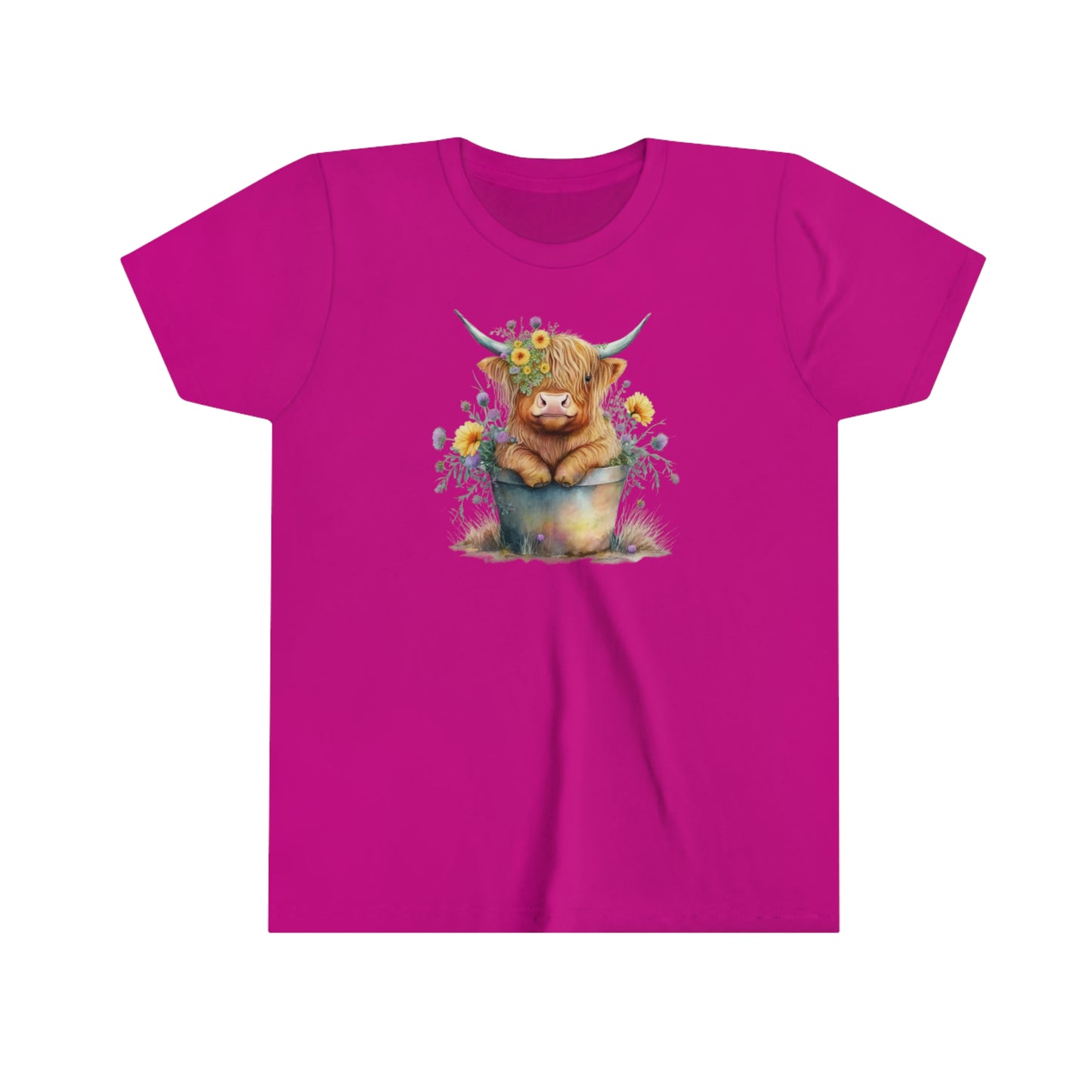 Highland cow Kids Tee