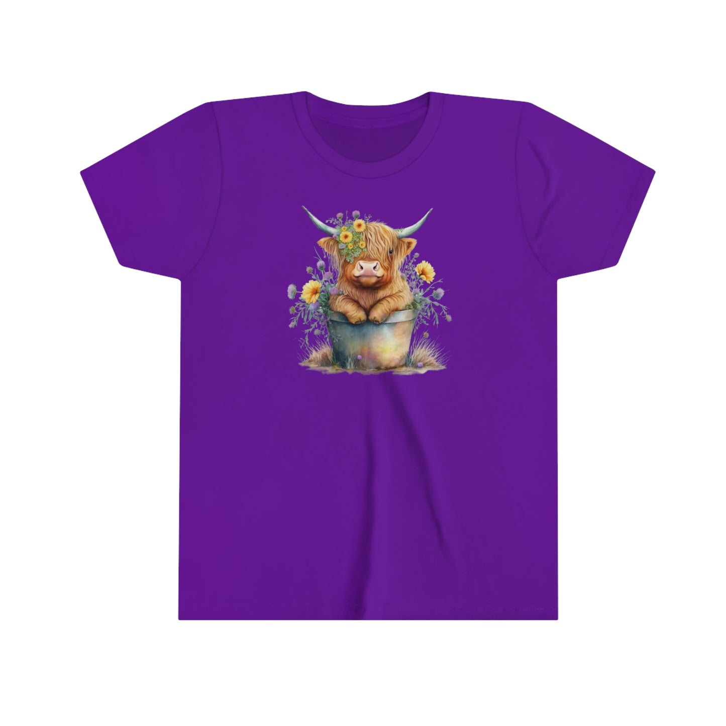 Highland cow Kids Tee