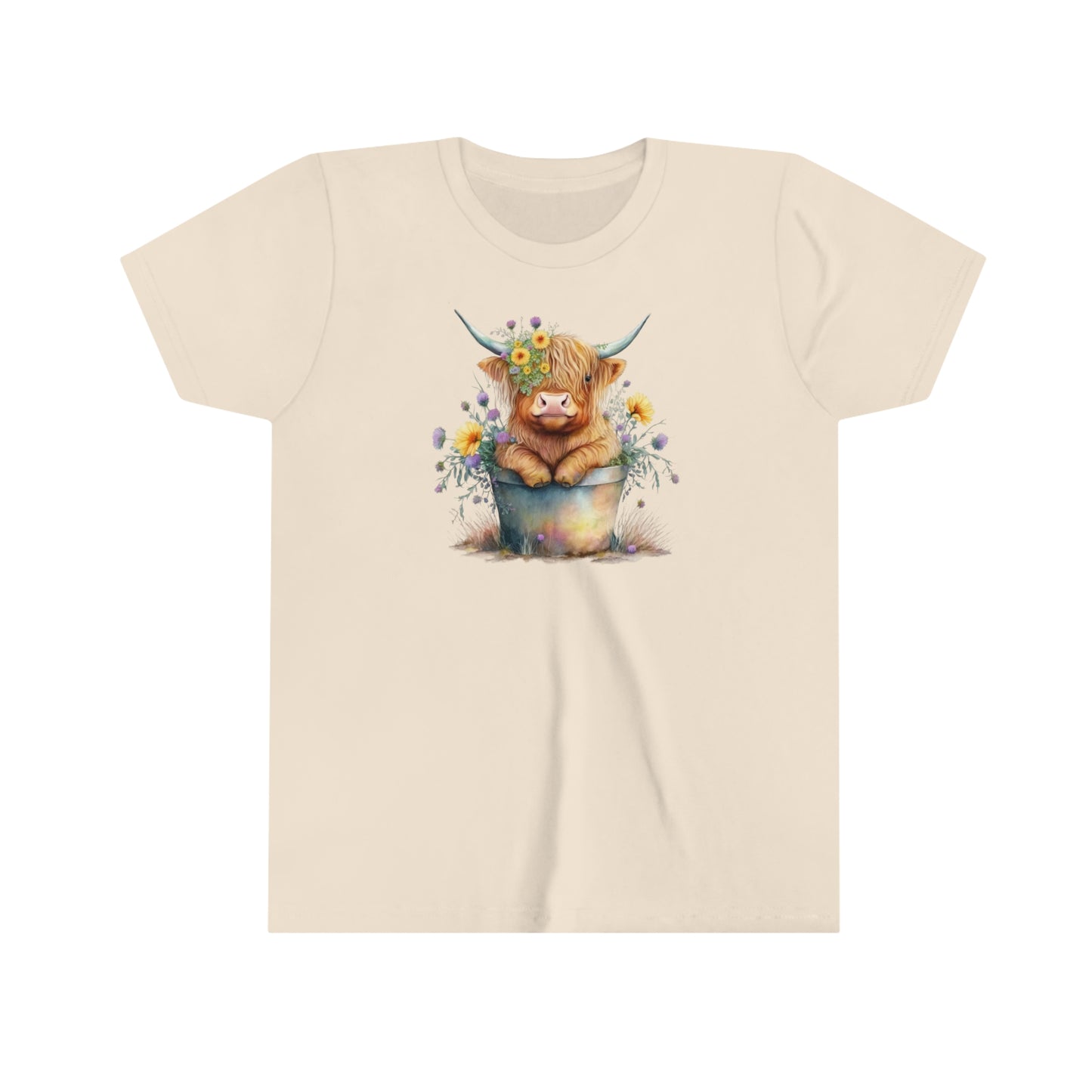 Highland cow Kids Tee