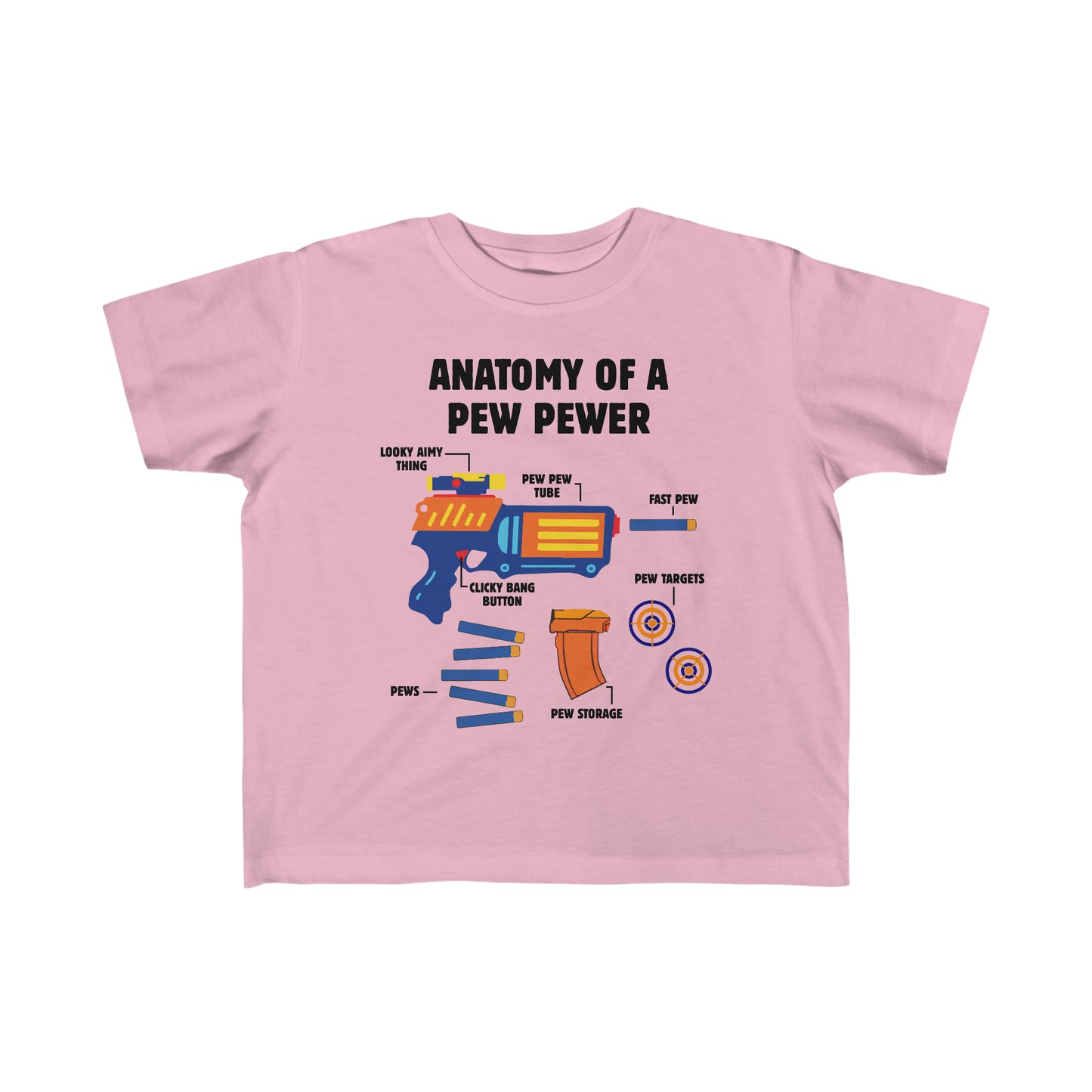 Anatomy of a pew Toddler Tee