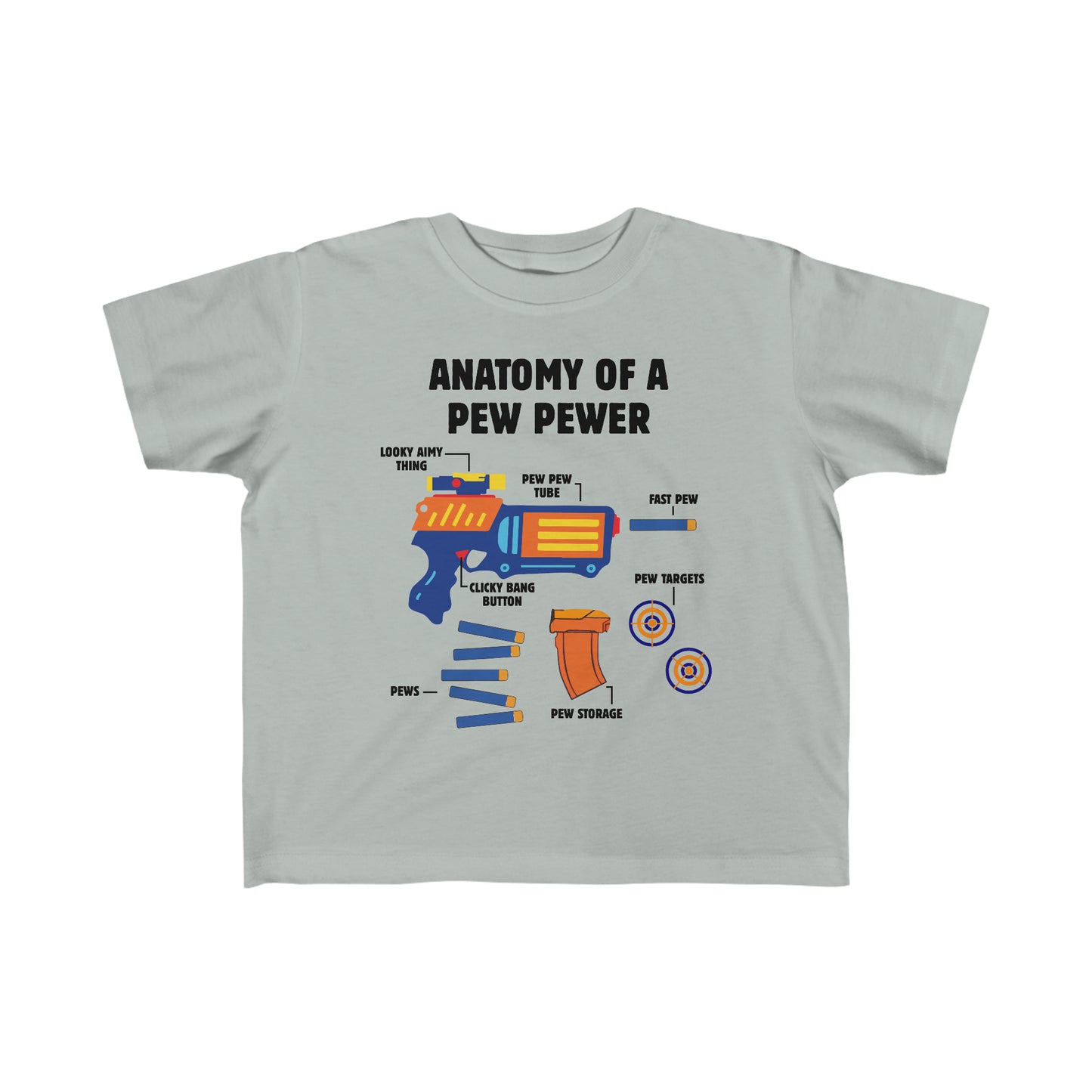 Anatomy of a pew Toddler Tee