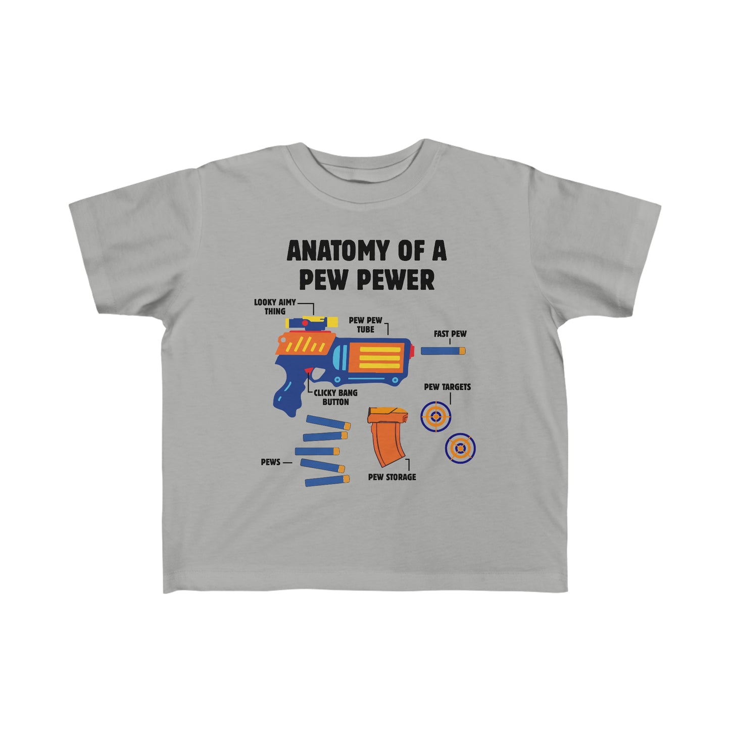 Anatomy of a pew Toddler Tee