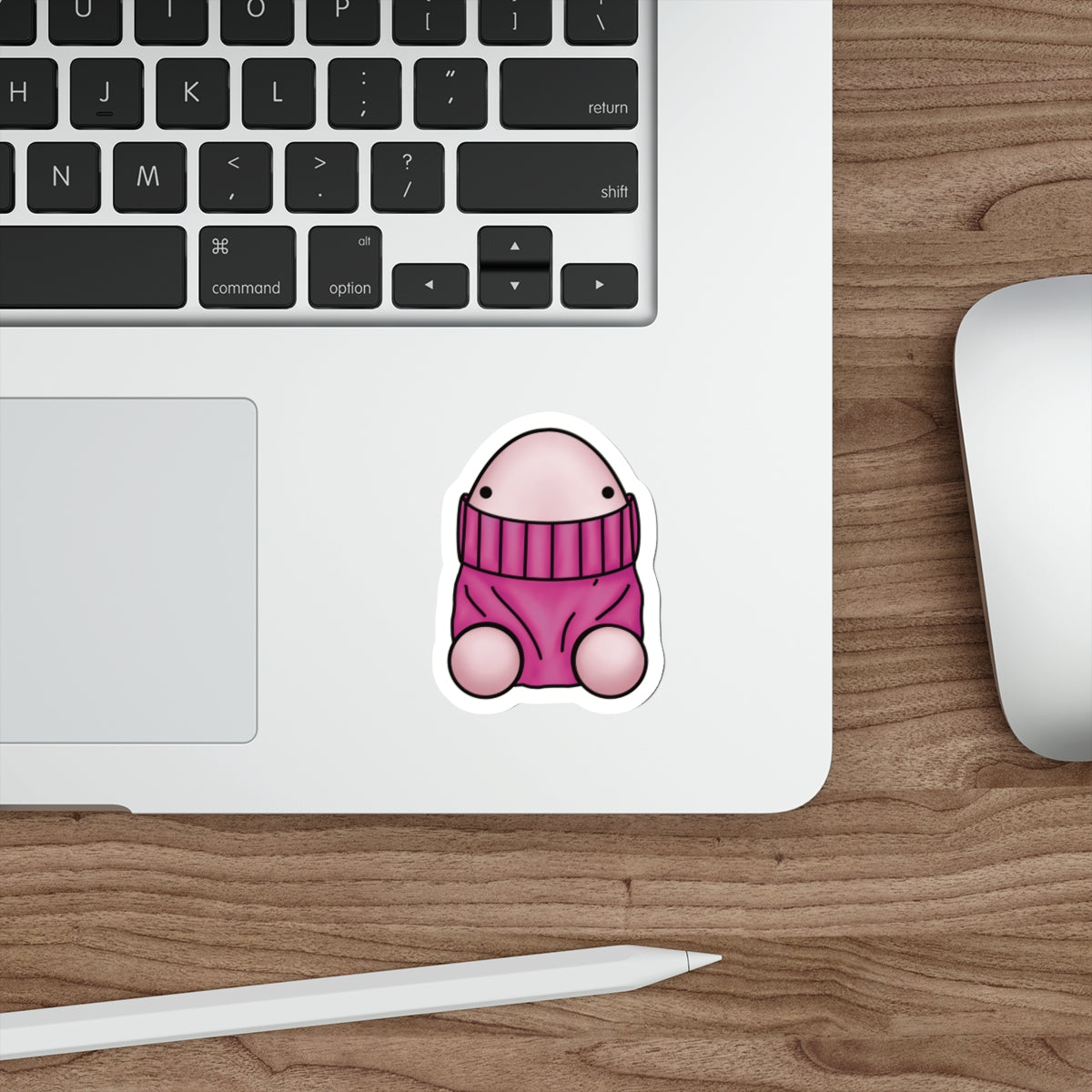 Shy pink Peen Stickers