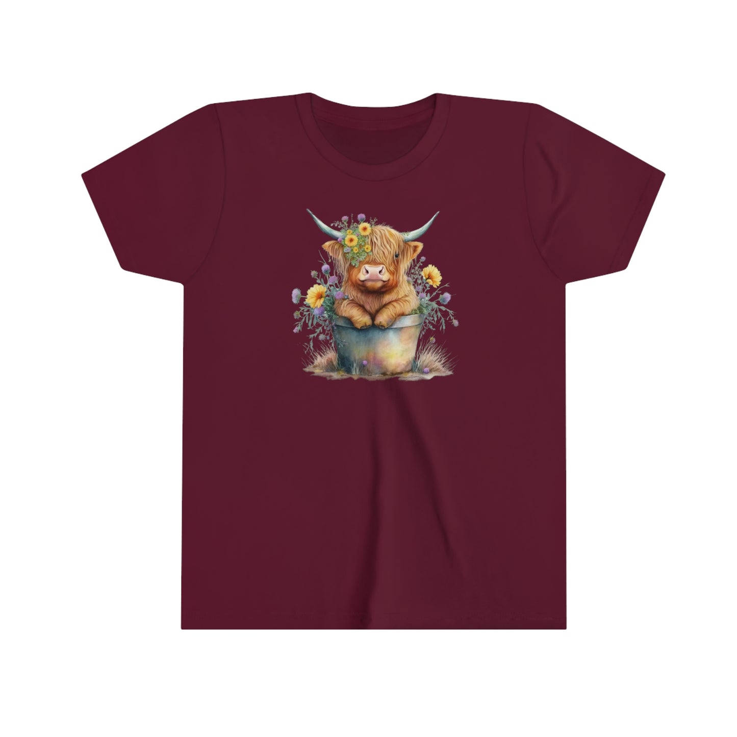 Highland cow Kids Tee
