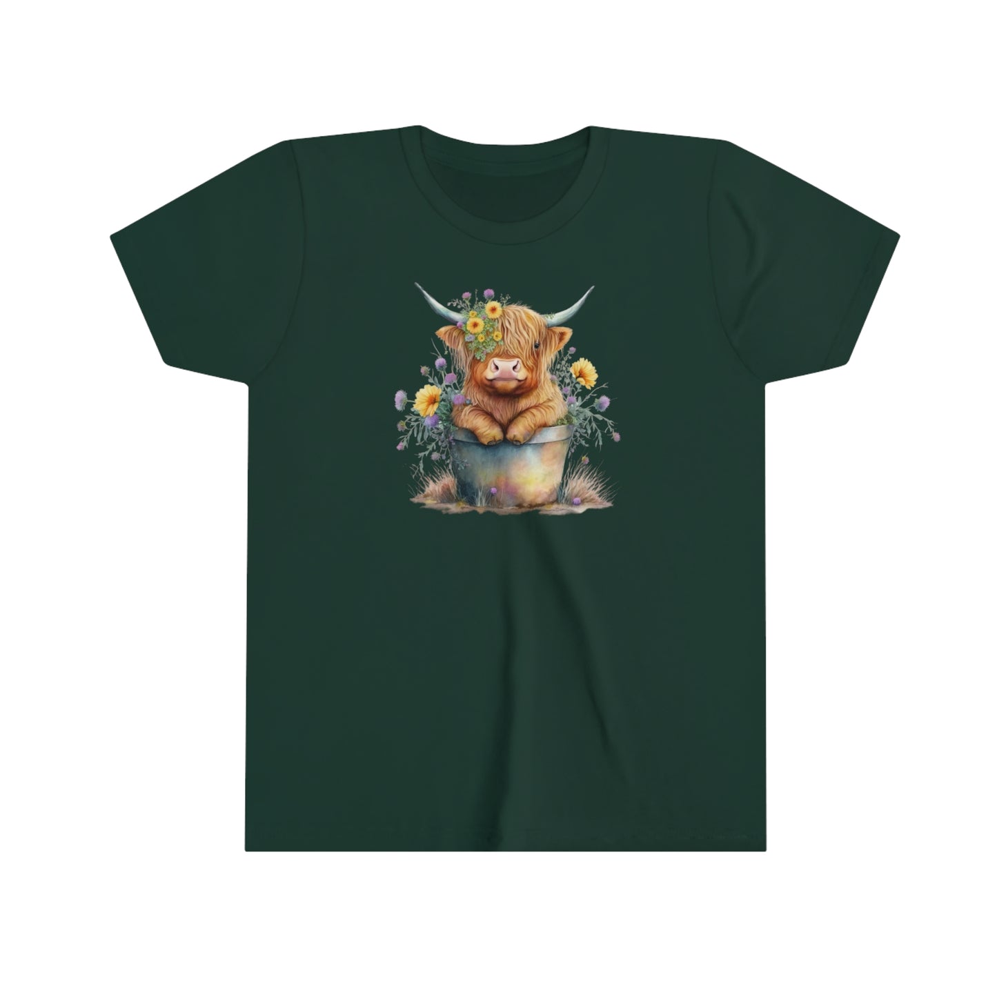 Highland cow Kids Tee
