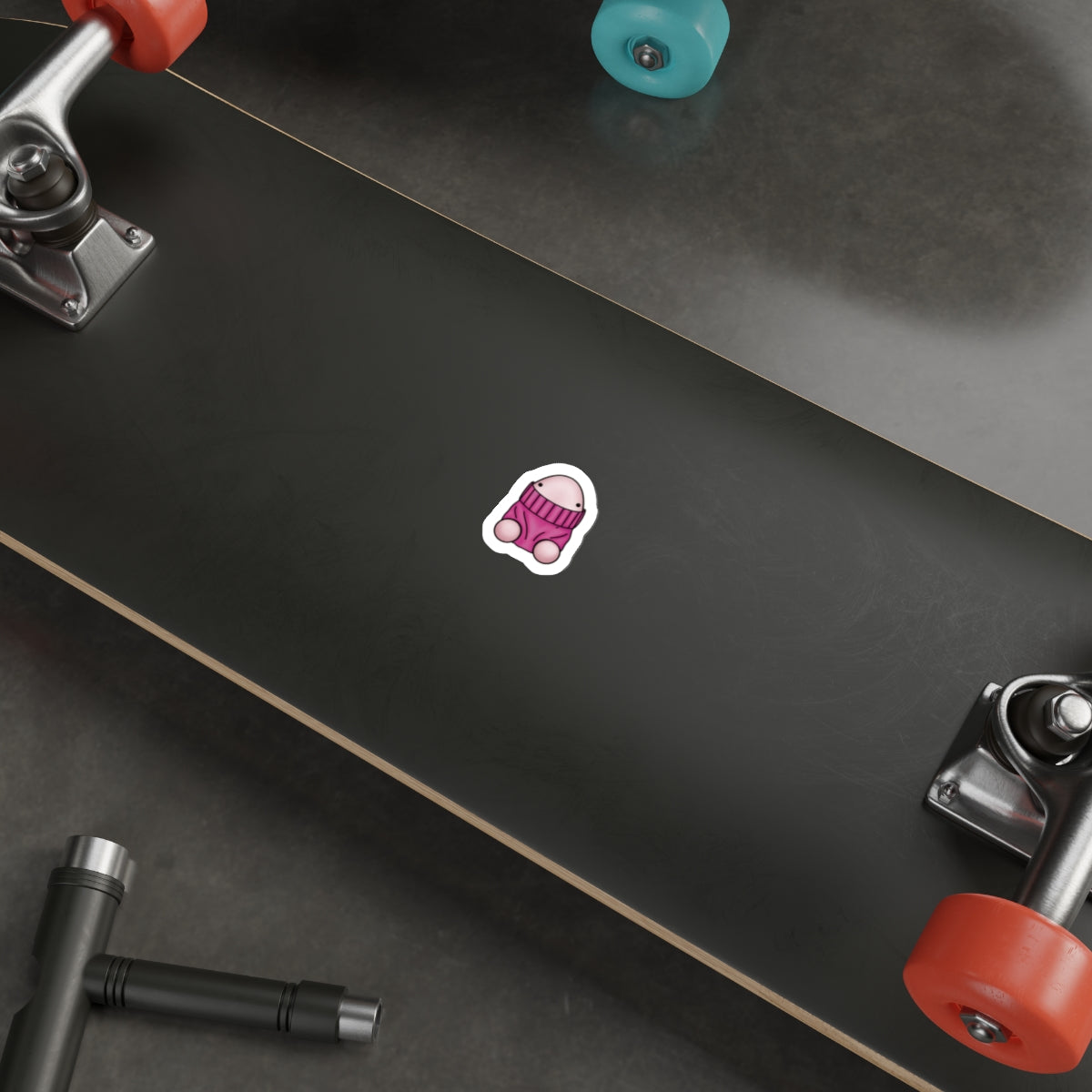 Shy pink Peen Stickers