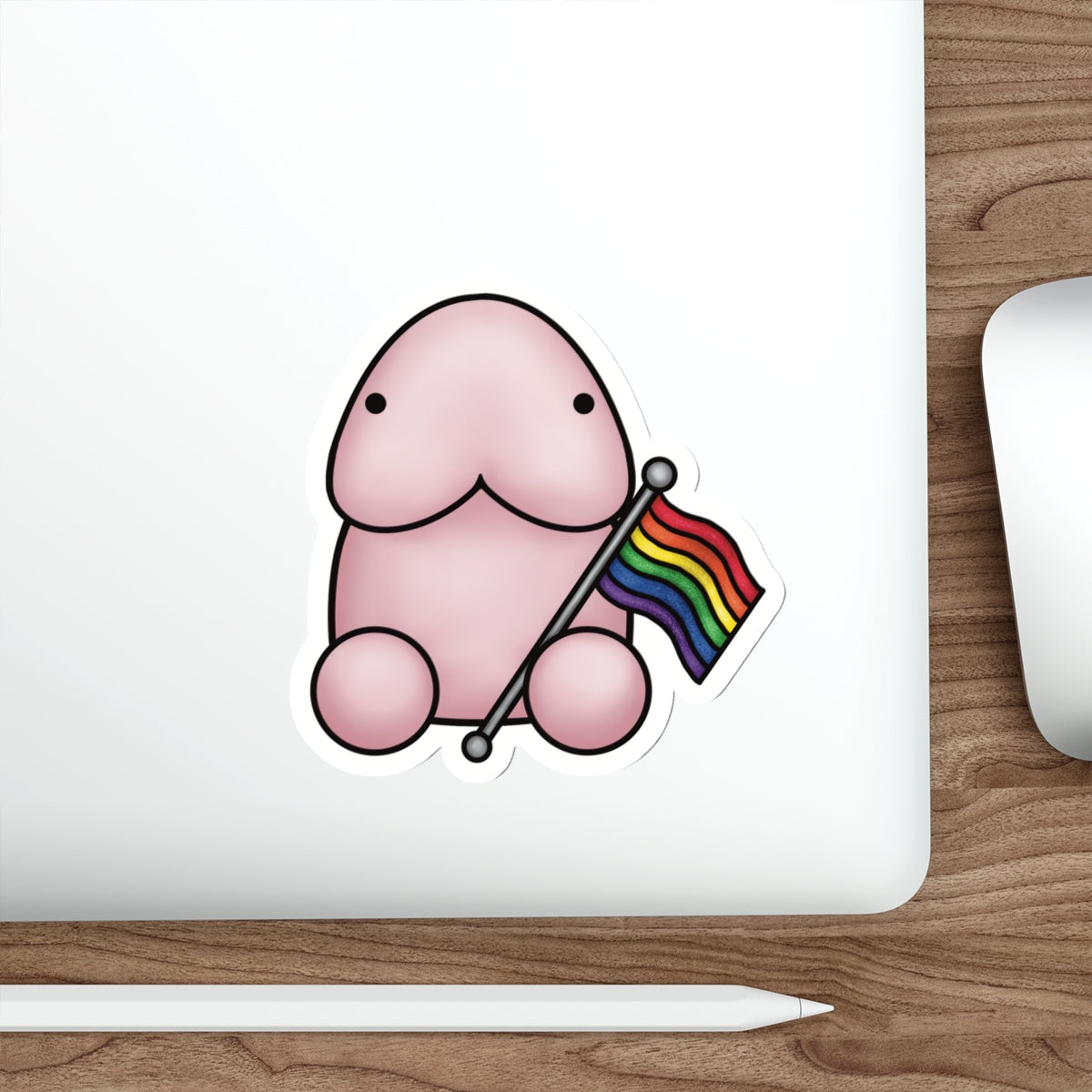 Pink Peen Pride Stickers