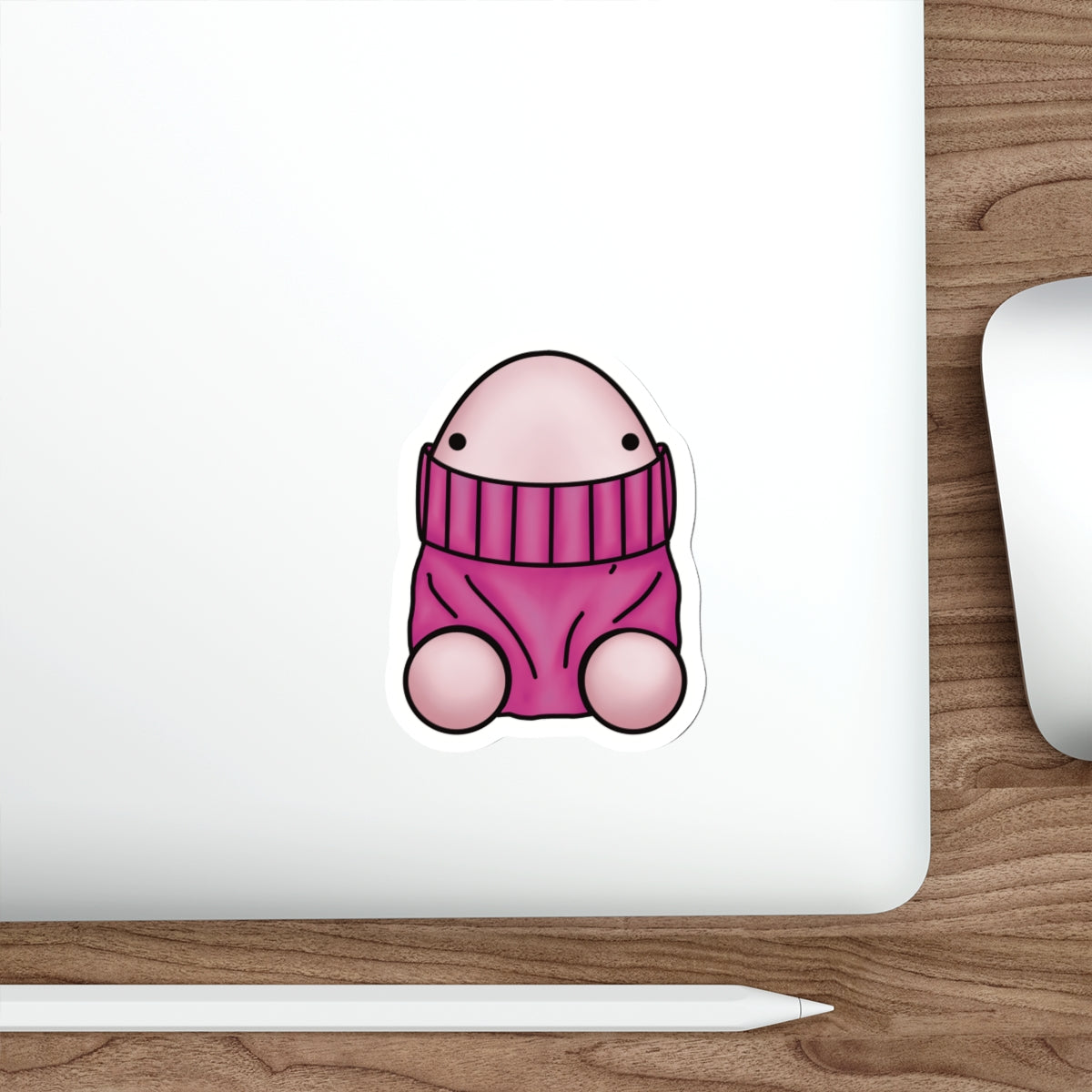 Shy pink Peen Stickers