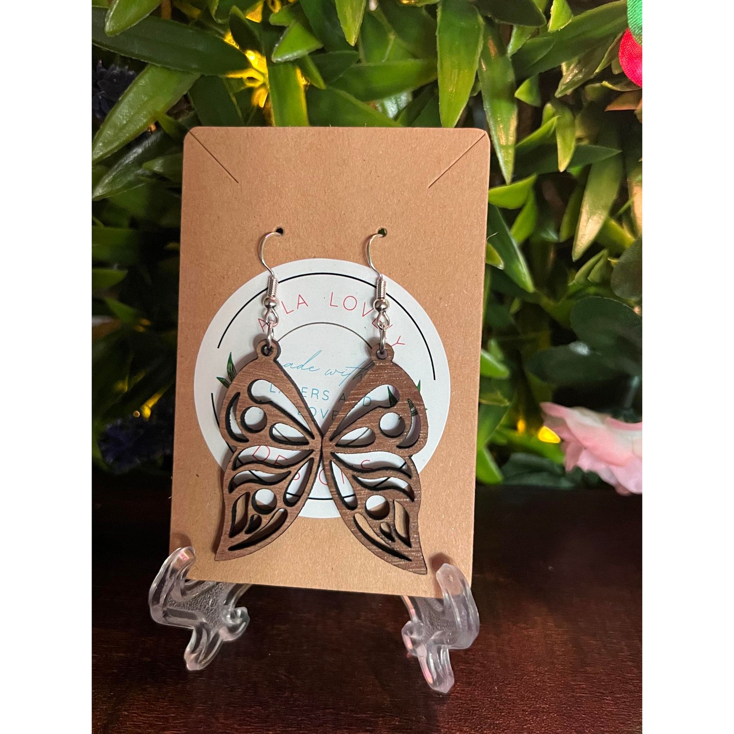 Butterfly wing earrings