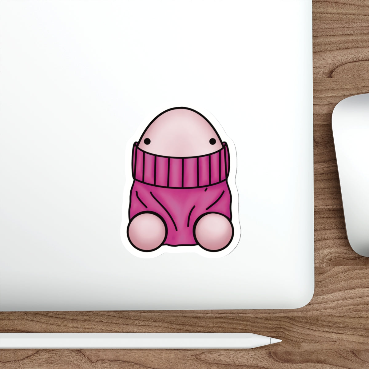 Shy pink Peen Stickers