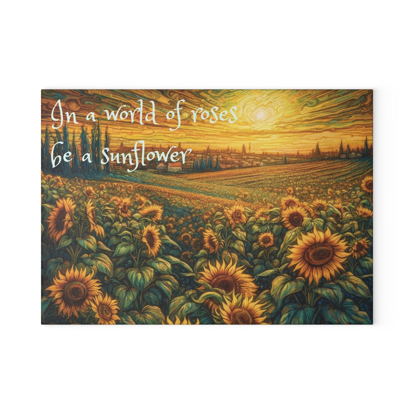 Sunflower Cutting Board