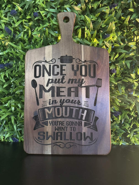 Swallow cutting board