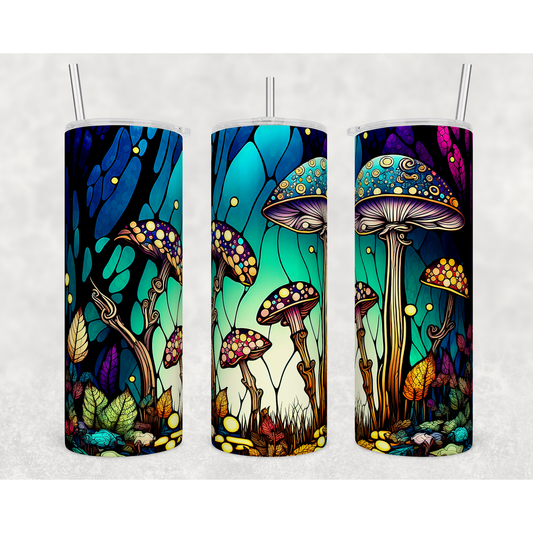 Mushroom stained glass