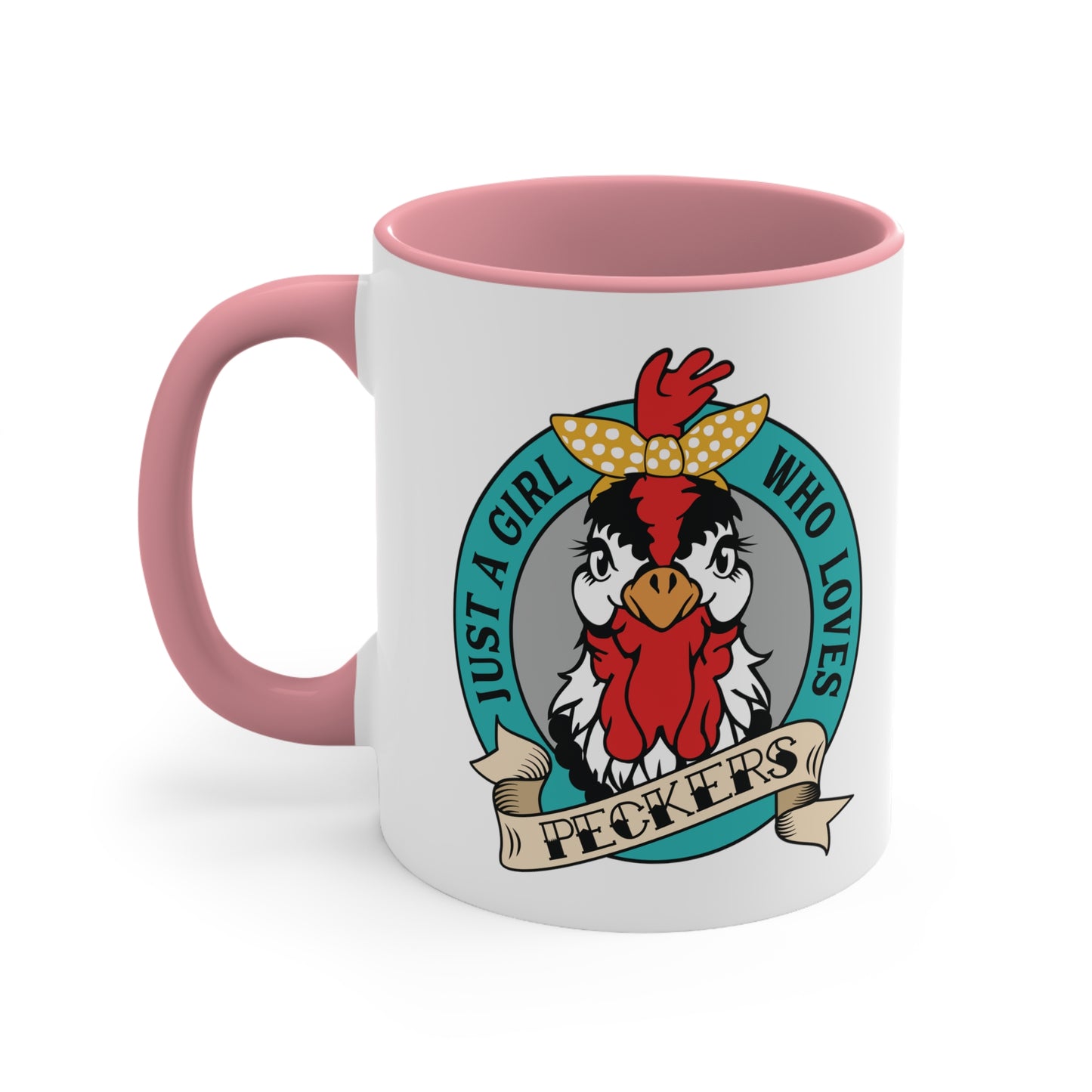 Loves peckers mug