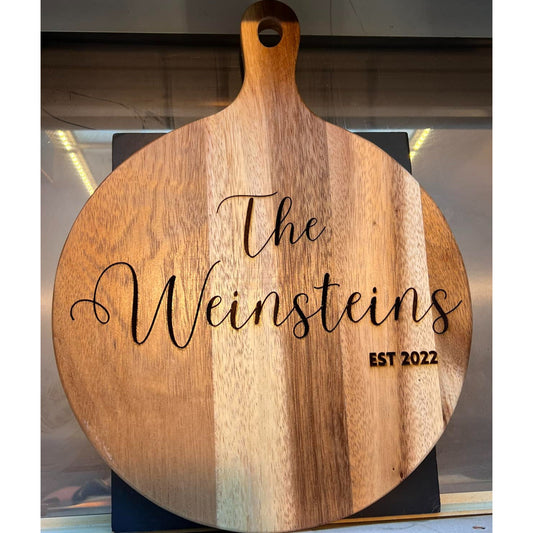 Custom Name cutting board (decorative)