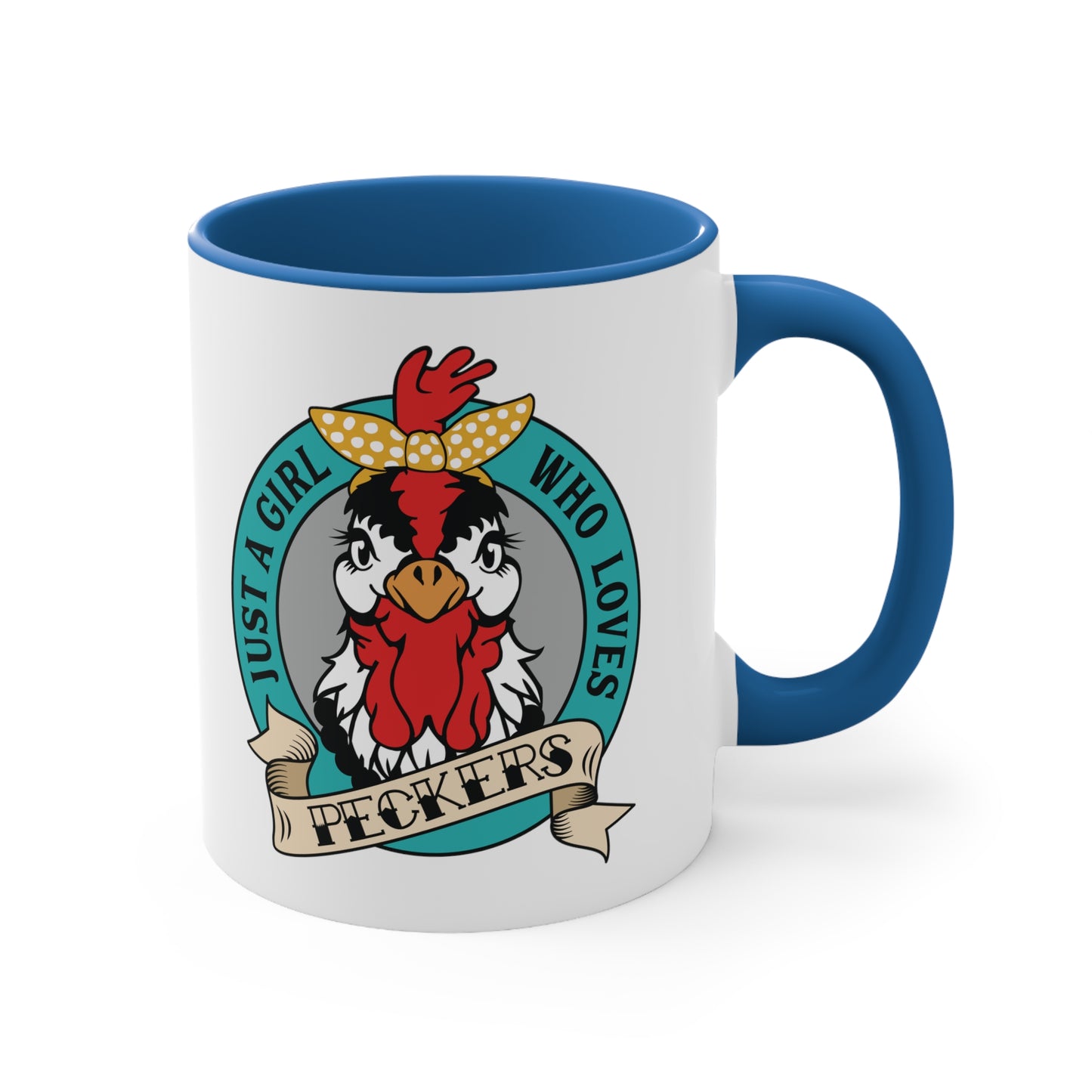 Loves peckers mug