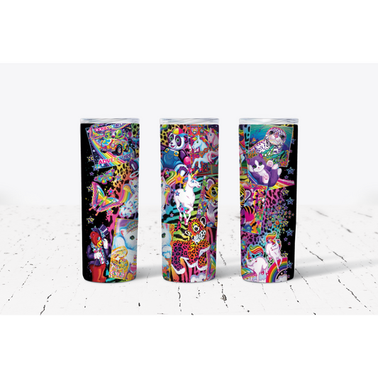 Lisa Frank tumbler