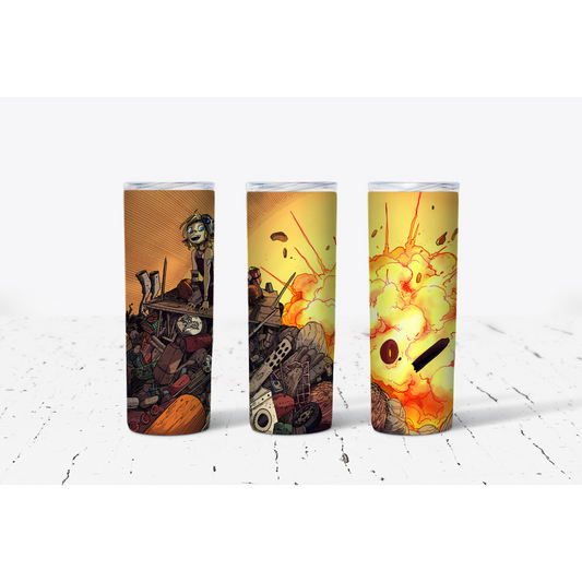 Pop goes the world tumbler