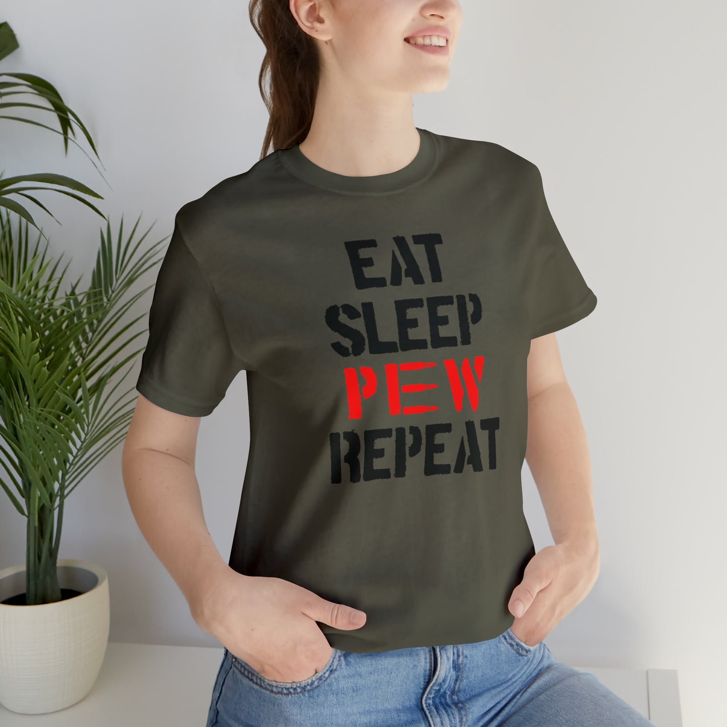 Eat Sleep Pew Repeat