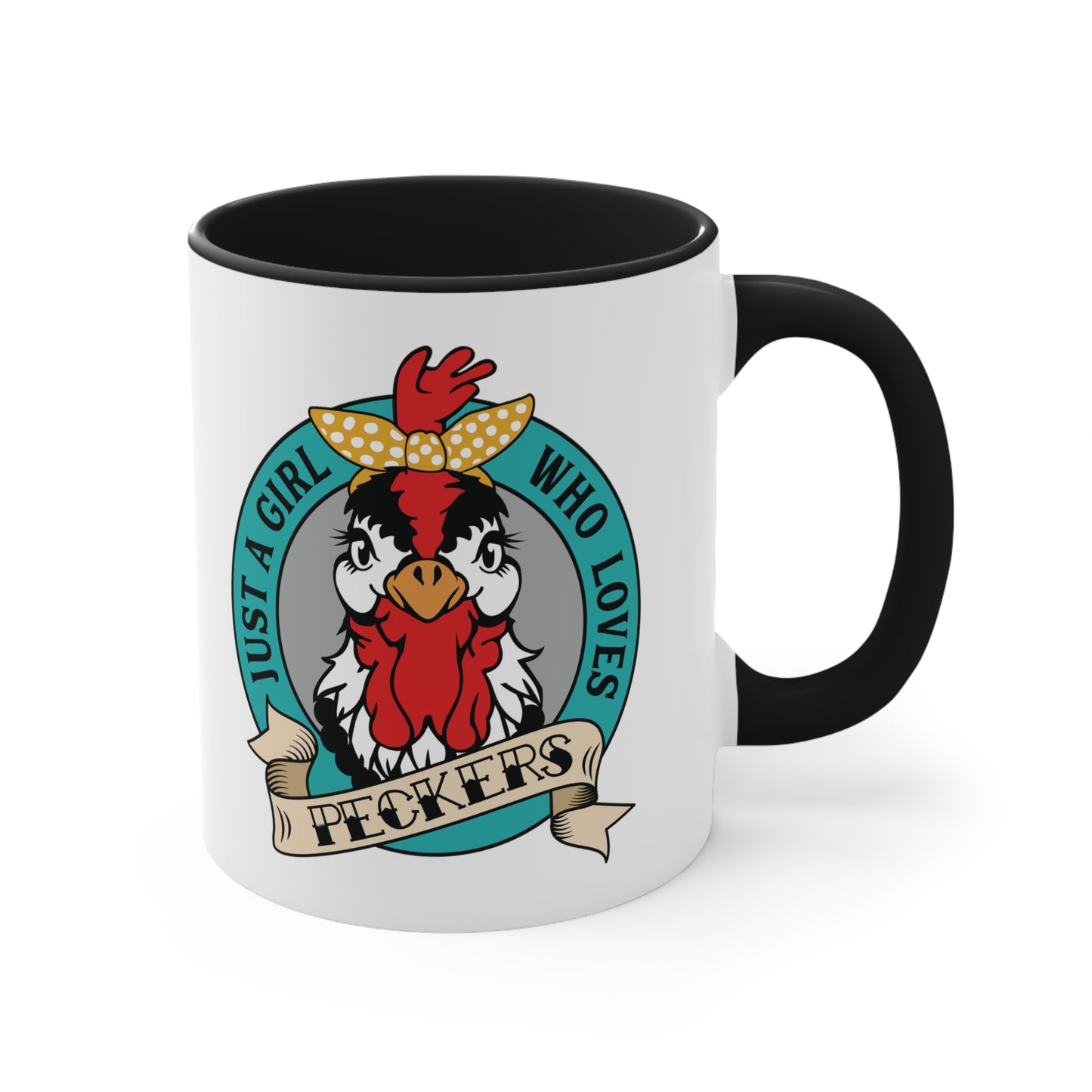 Loves peckers mug