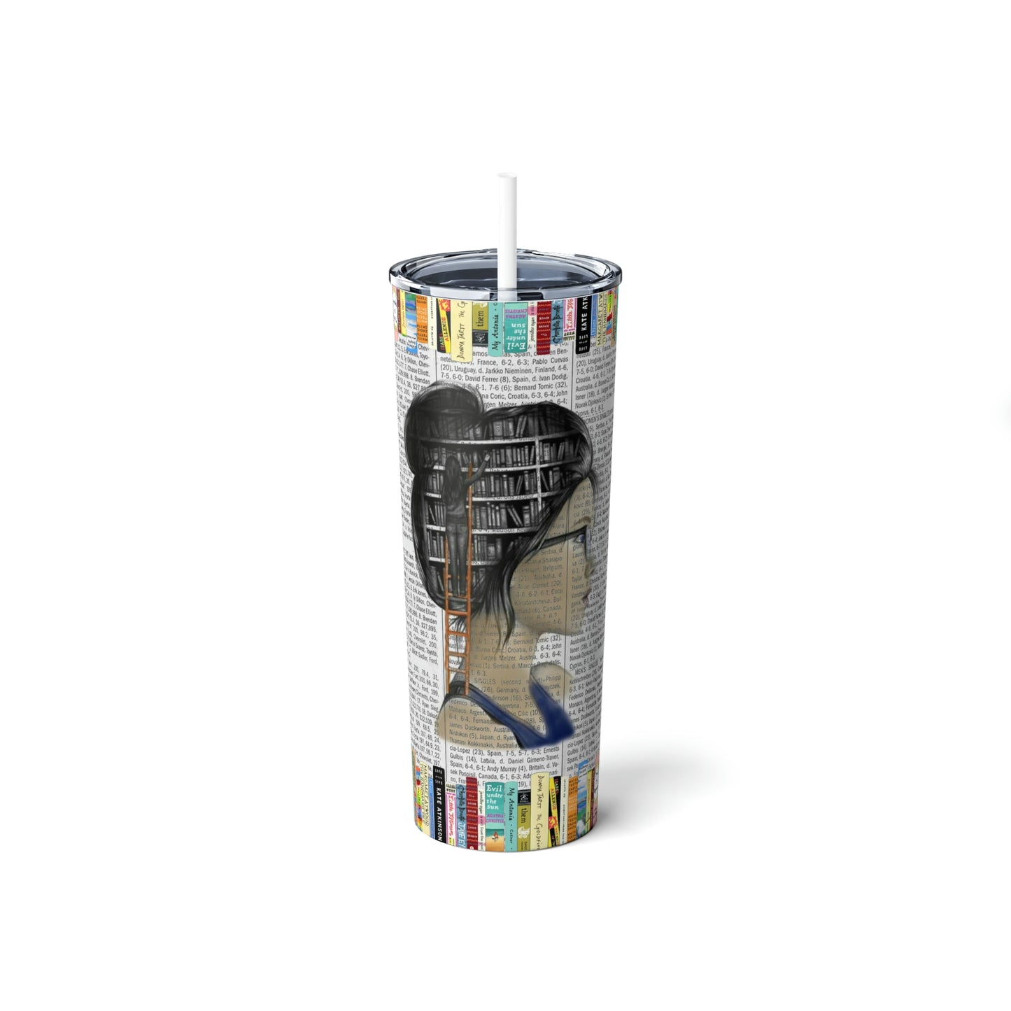 A girl and her books Tumbler