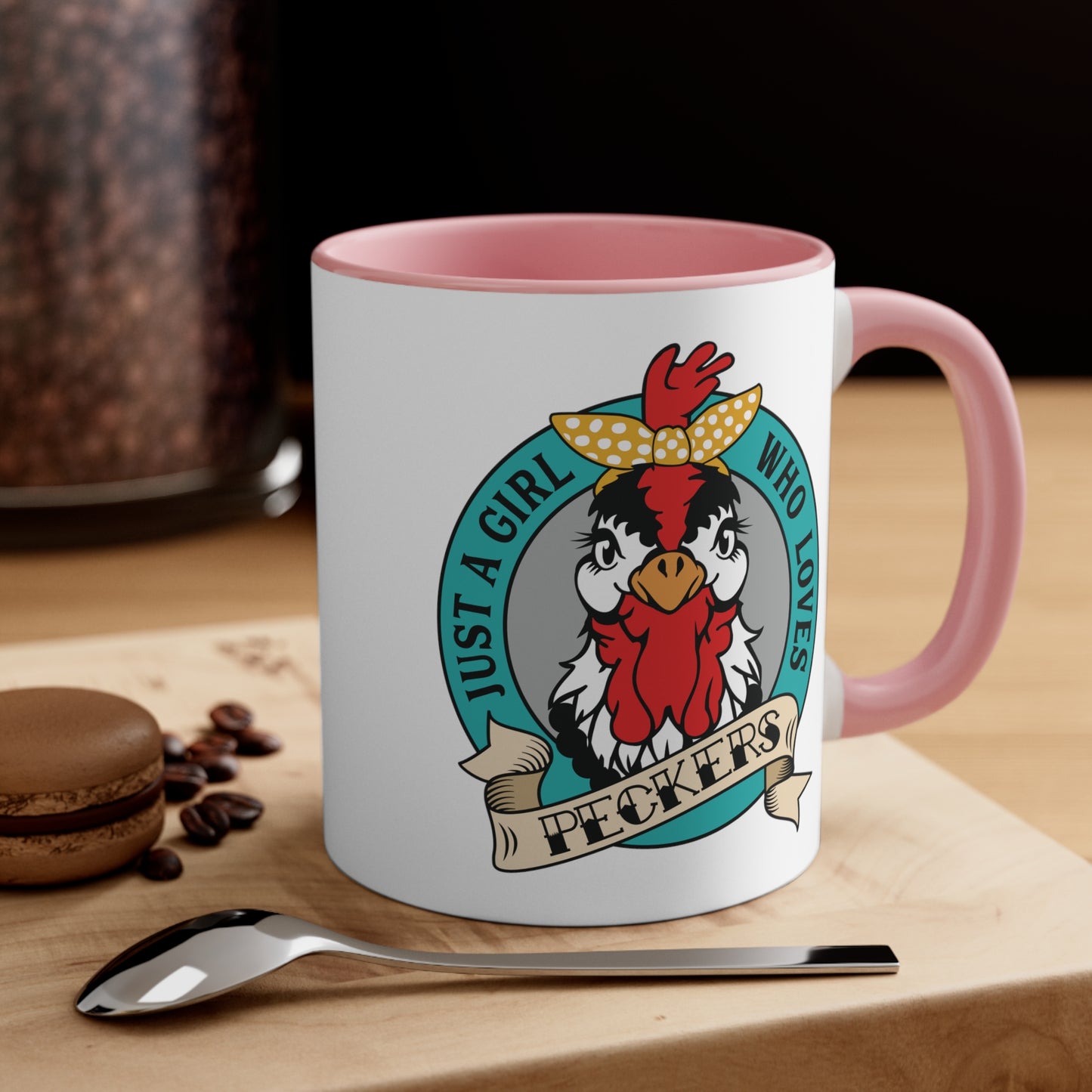 Loves peckers mug